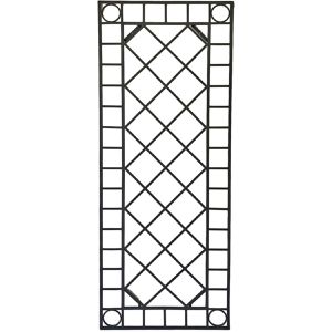 Garden-Pleasure Rankgitter TITAN, schwarz, zur Wandmontage, aus Metall, rechteckig, 42 x 115 cm