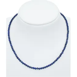 Collier FIRETTI "Schmuck Geschenk Halsschmuck Halskette Farbstein Edelstein Lapislazuli" Gr. 45, gold (gelbgoldfarben, blau), Halsketten, Damen, 45, Messing, B: 4mm, Collier, Made in Germany - mit Lapislazuli, B:4mm