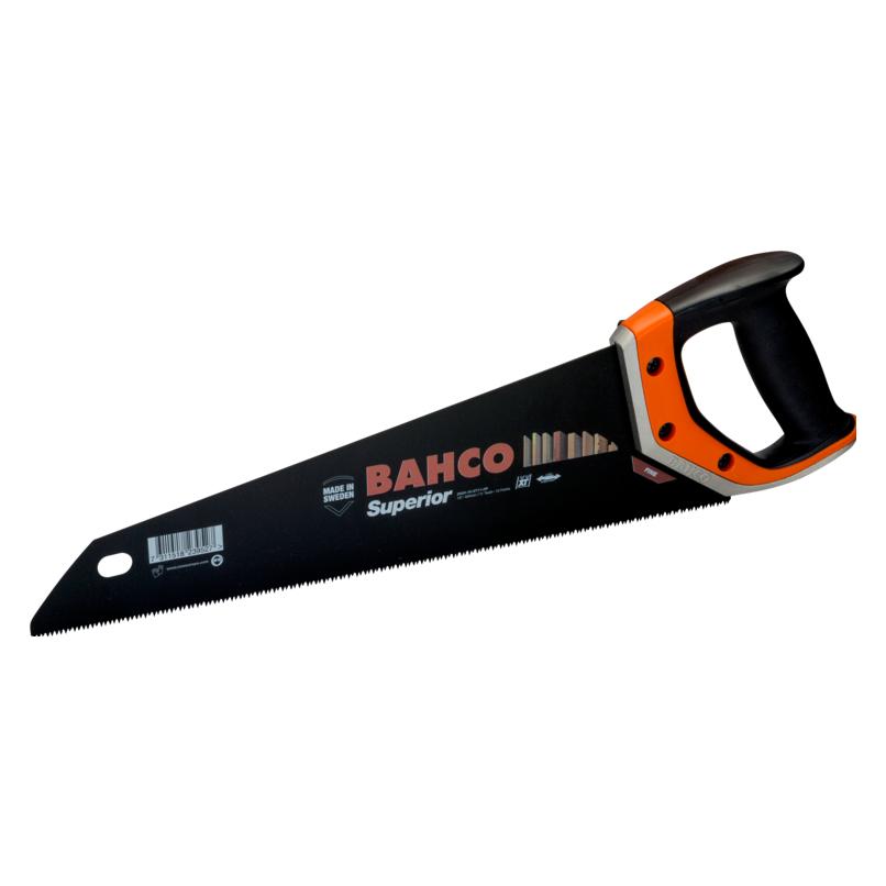 Bahco ERGO Superior Handsäge für feine bis mittelgrobe Materialien aus Holz 11/12 ZpZ 16" (2600-16-XT11-HP)