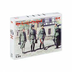 ICM - WWII German Staff Personnel - 1:35 - 4 Figuren 307027
