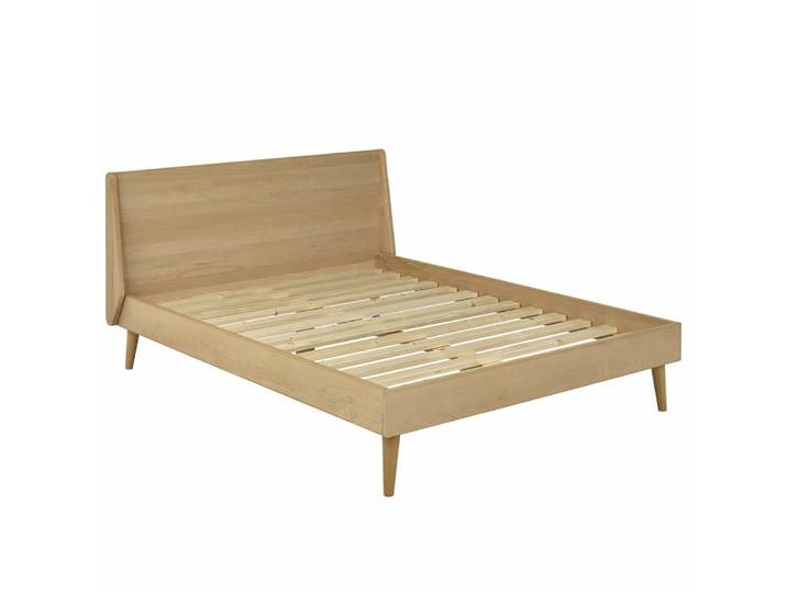 Lit 2 places bois massif 120x190 cm