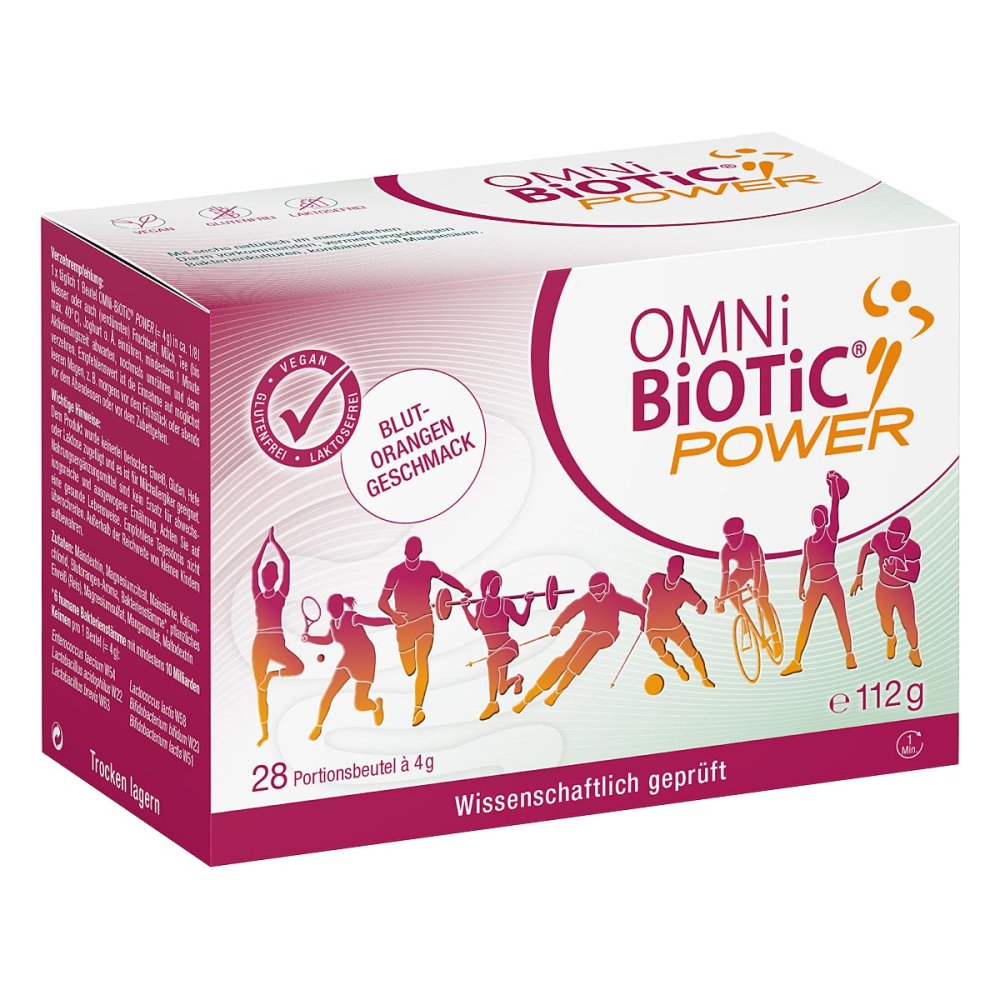 INSTITUT ALLERGOSAN Deutschland (privat) GmbH OMNi BiOTiC Power - mit Blutorangengeschmack für Sportler 01476638