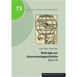Beitrge zur Astronomiegeschichte, Fachbücher von Klaus-Dieter Herbst