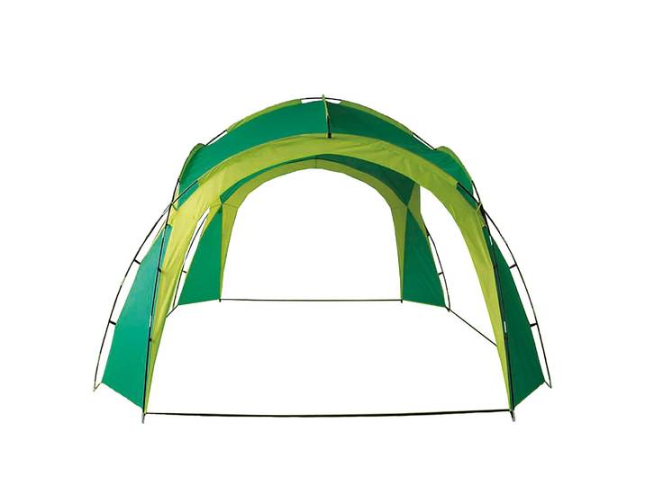 Pavillon Ticino Polyester Fiberglas 350 x 230 x 350cm Grün/Grün