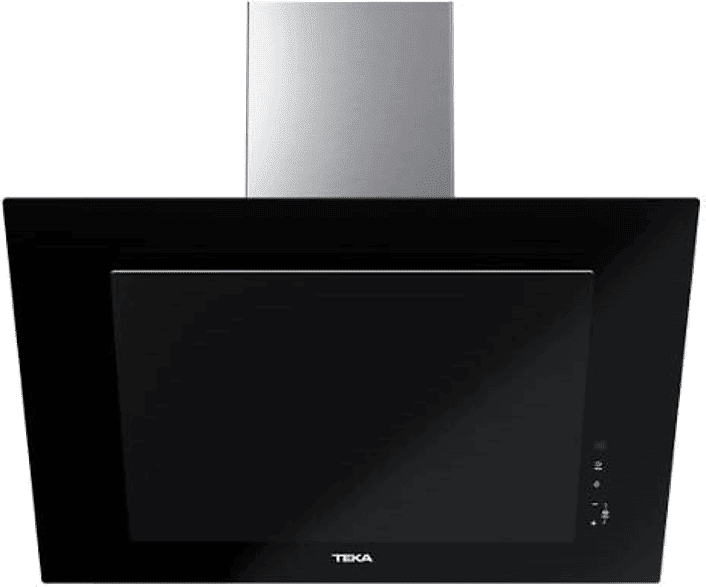 Campana decorativa - Teka DVT 78660 TBS, 3 Velocidades + turbo, 584 m³/h, 70 cm, Negro