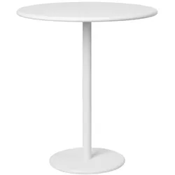 Outdoor Beistelltisch Stay Blomus Aluminium weiß pulverbeschichtet, Designer Kaschkasch, 45 cm