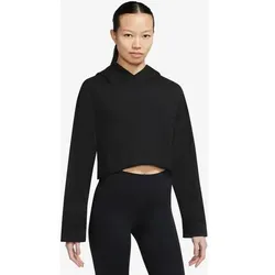 NIKE Damen Sweatshirt W NY LUXE FLC HOODIE, Größe L in Schwarz Schwarz