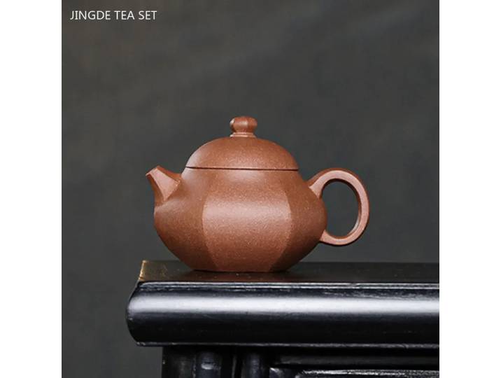 Pot de beauté avec filtre fait à la main, 230ml, classique Yixing, théière en argile violette, infuseur à thé Zisha chinois personnalisé, service à thé pour la maison