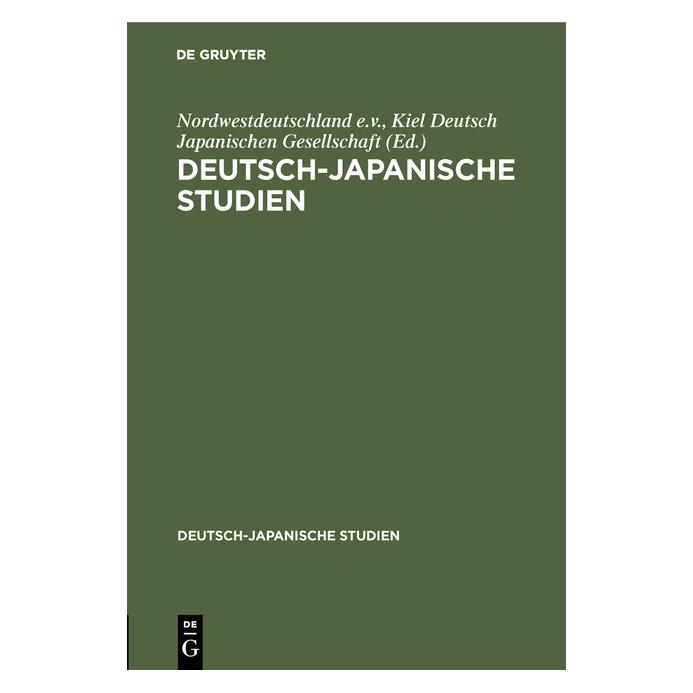 De Gruyter Deutsch-japanische Studien (Deutsch, Hardcover) (67770901)