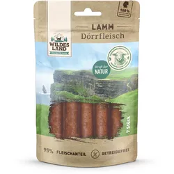 Wildes Land Dörrfleisch Hunde Snack WL Lamm Dörrfleisch 150g Hunde Snack