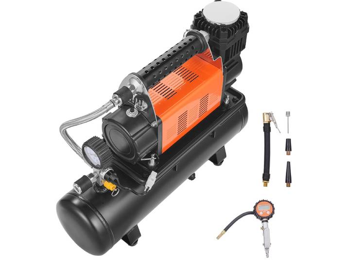 VEVOR Luchtcompressor Luchtpomp 6L Tank Draagbare Bandenpomp 6.35CFM 150PSI
