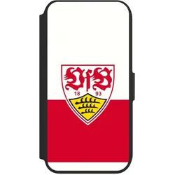Nivocase Klapphülle für Apple iPhone 7 Handyhülle aus Kunst Leder NIVOflip schwarz Logo Offizielles (Apple iPhone 7), Smartphone Hülle, Schwarz
