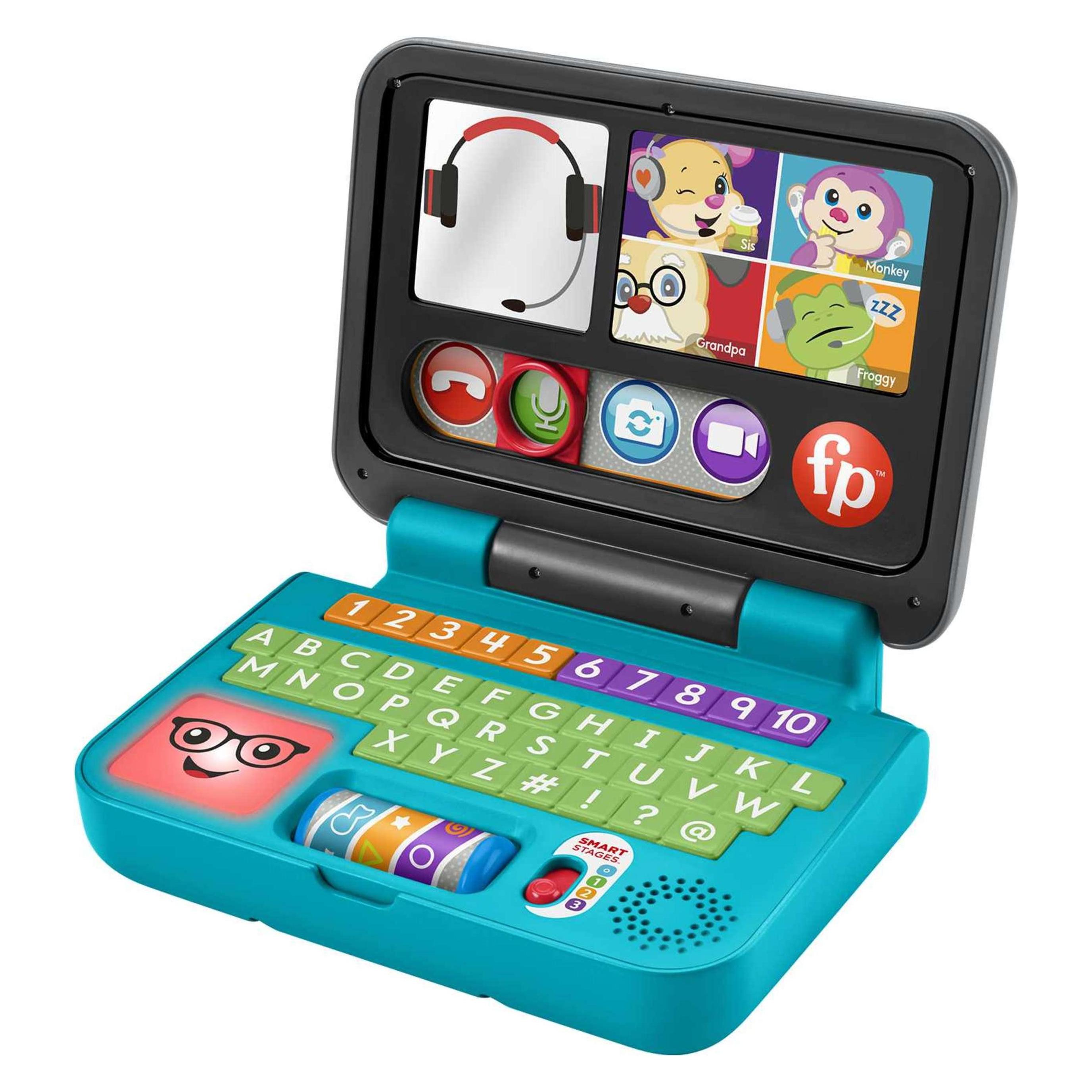 Fisher-Price Homeoffice Laptop (Deutsch, Englisch, 0.50 - 3 Jahre) (HGX00)