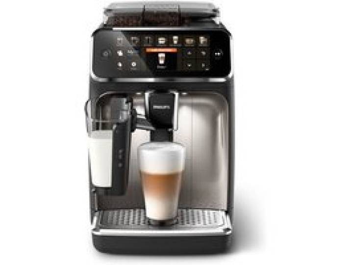 PHILIPS Machine Espresso entièrement automatique - 12 délicieux types de café préparés avec des grains frais - Ecran TFT (EP5447/90)