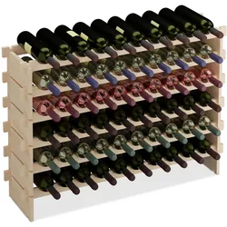 Relaxdays, Weinregal, Weinregal (60 Flaschen, 103 x 25 x 73 cm)