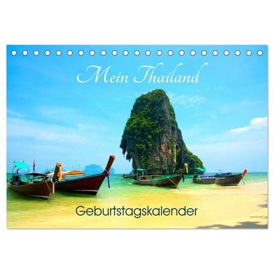Mein Thailand - Geburtstagskalender (Tischkalender 2027 DIN A5 quer), CALVENDO Monatskalender