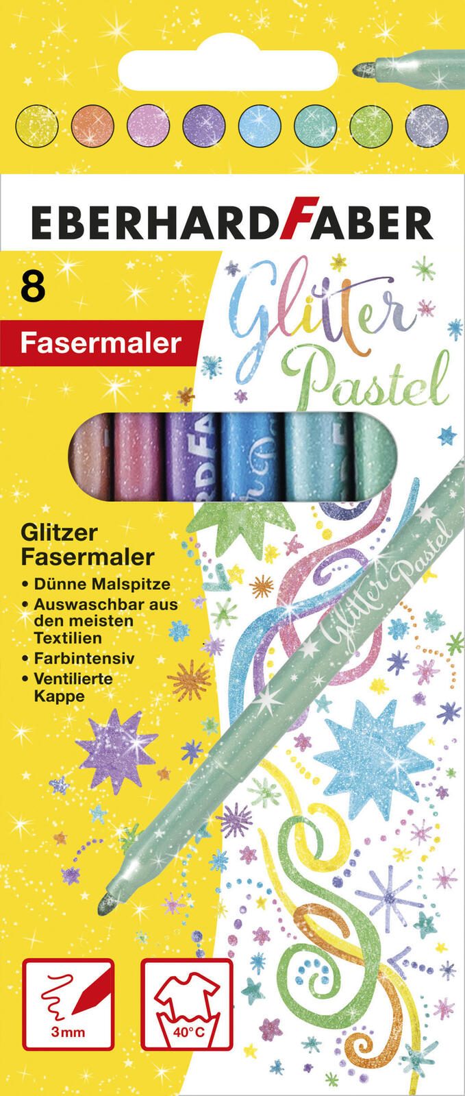 EBERHARD FABER Filzstifte Mehrfarbig 3.0 mm 551009