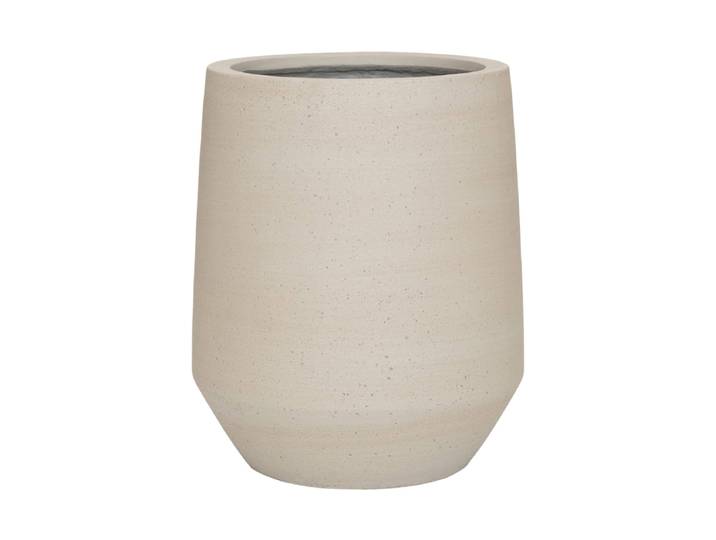 Hochwertiger In-/Outdoor Blumentopf „Cement & Stone Harith“ Beige Washed Pottery Pots