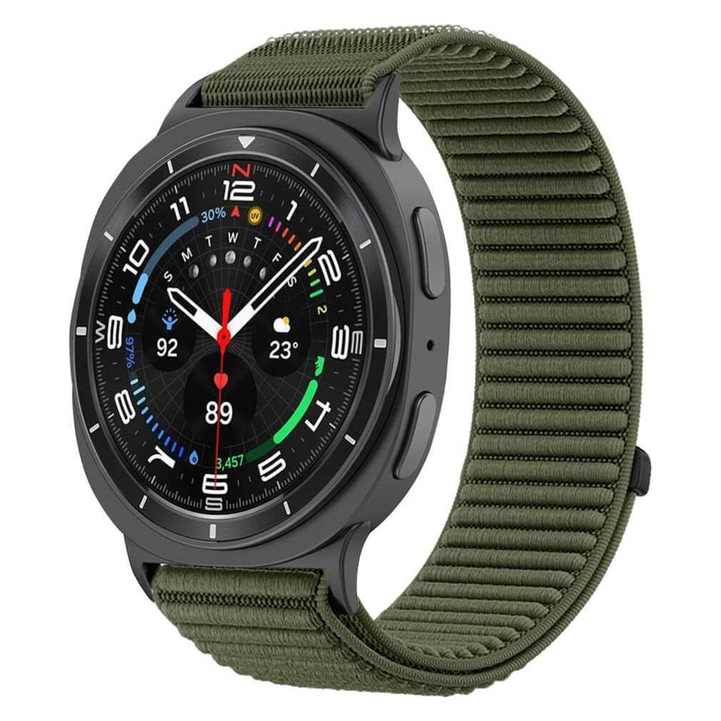 Cover-Discount Samsung Galaxy Watch 8 40mm / 44mm - Nylon Stoff Band flexibel mit Klettverschluss (Nylon) (69344049)