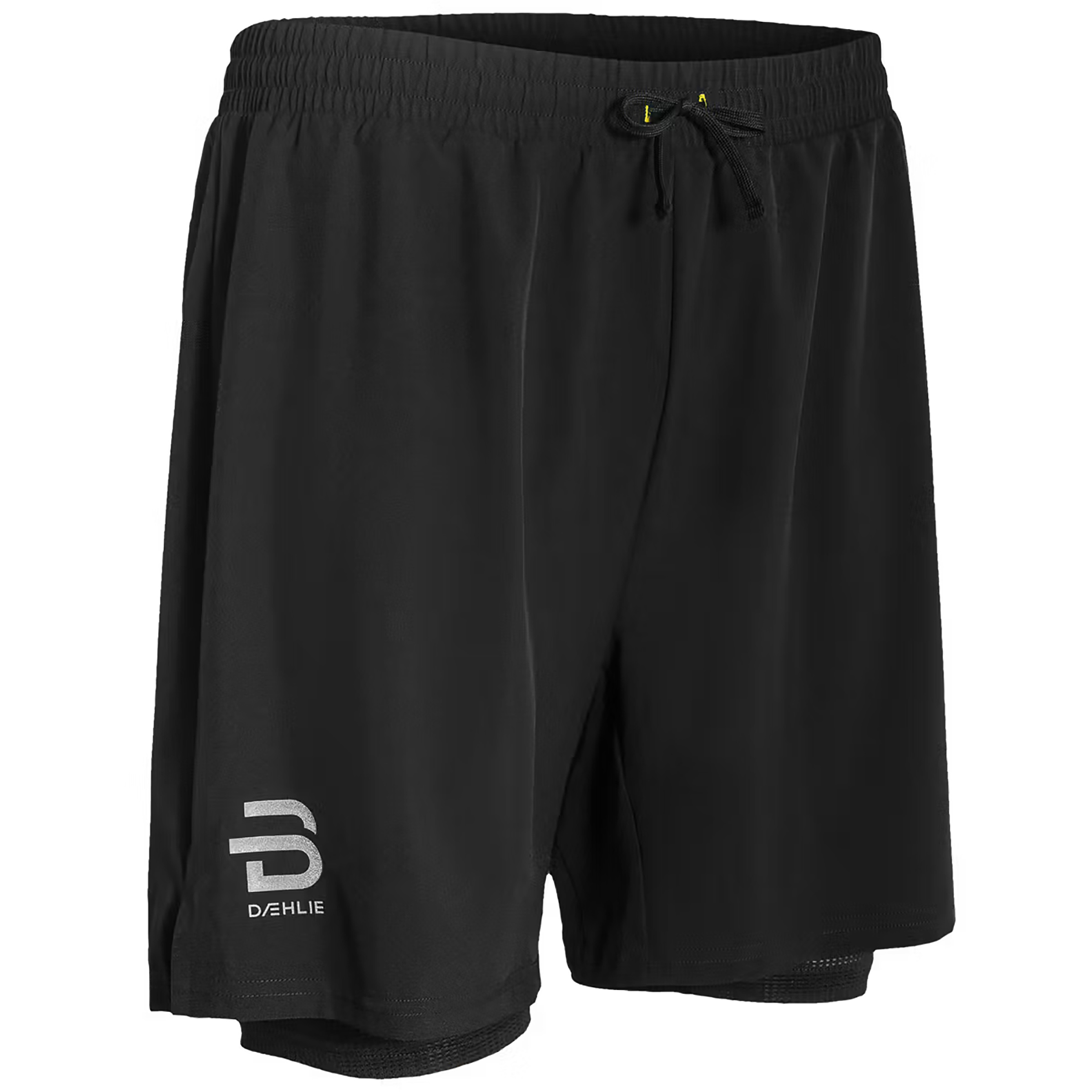 Daehlie Run 2 in 1 Herren Laufhose schwarz Größe L Laufen Schnell trocknend