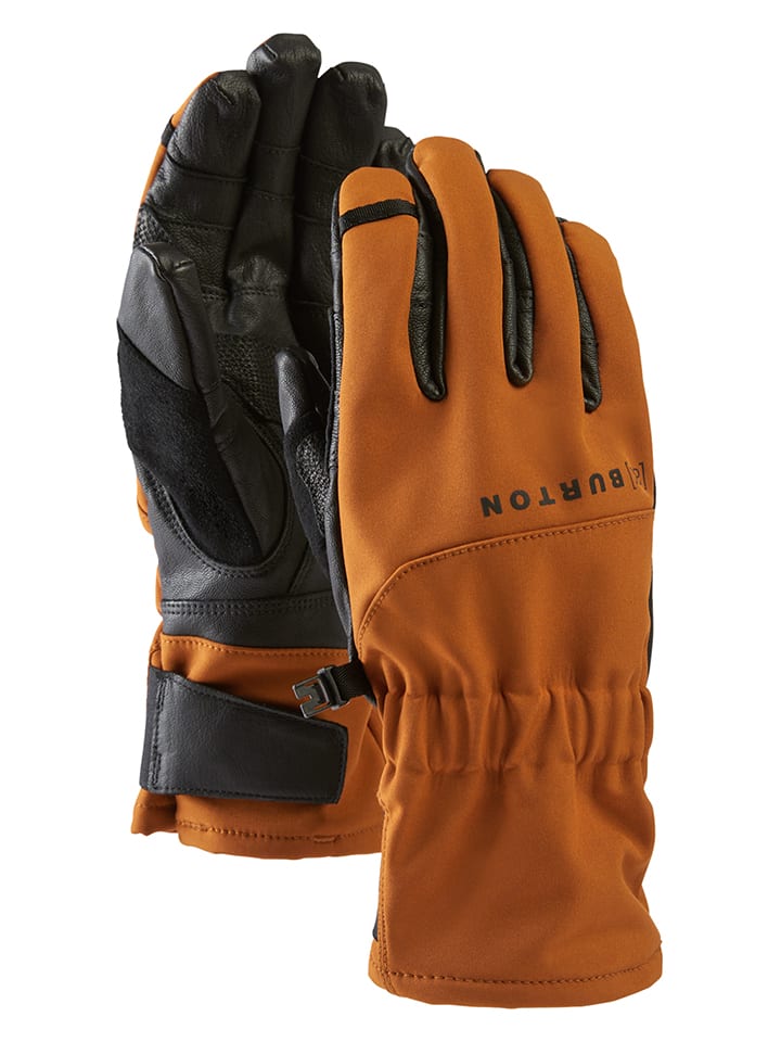 Burton Ski-/ Snowboardhandschuhe "[ak] Tech" in Schwarz/ Hellbraun - M