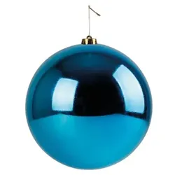 Christbaumkugel Weihnachtskugel ⌀ 15 cm Baumschmuck Deko-Kugel petrol glänzend : ⌀ 15 cm : Petrol