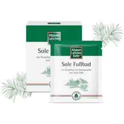 Allgäuer Latschenkiefer Sole Fußbad 10X10 g