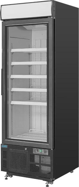Polar G-Series Gefrierschrank mit Sichtfenster 412Ltr Schwarz