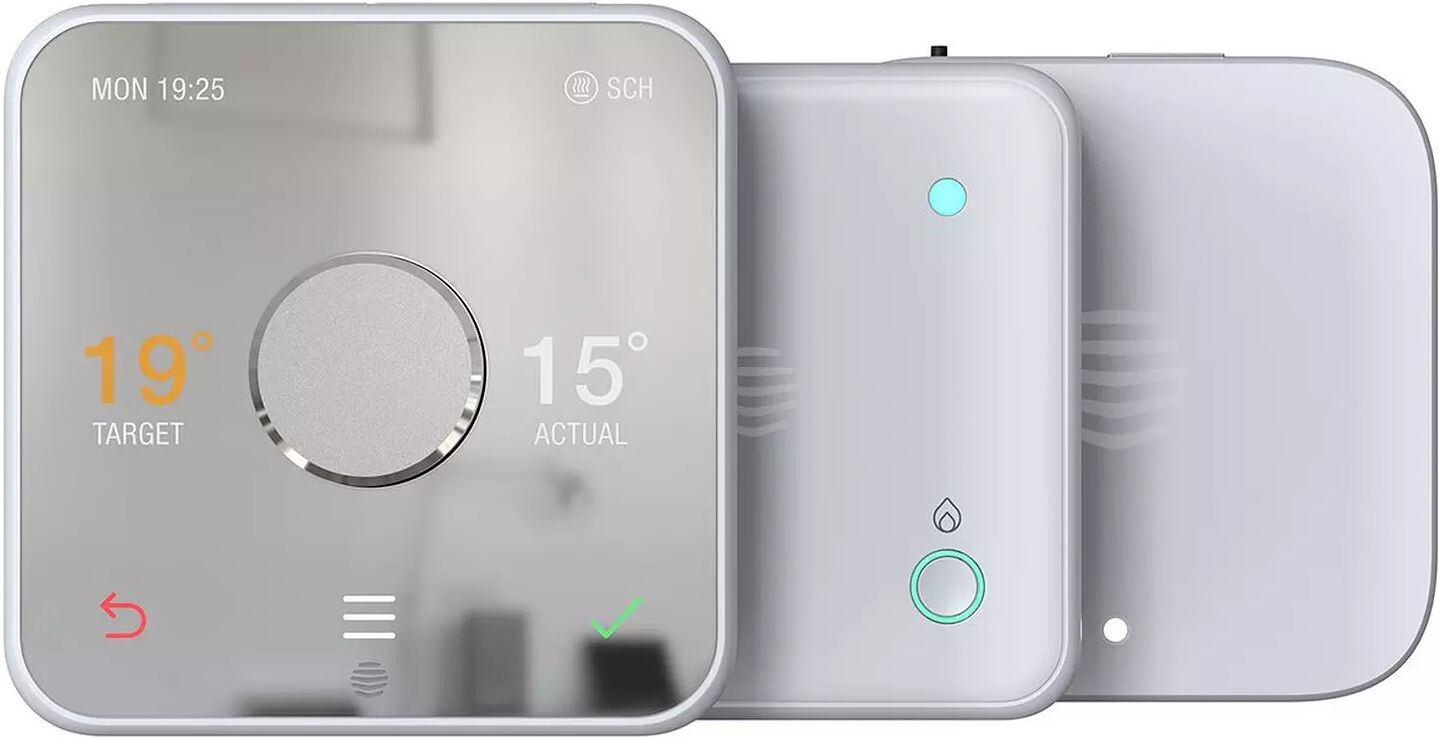 Hive V4 Smart Thermostat with Nano 3 Hub OpenTherm Heating Control for Combi Boilers - White