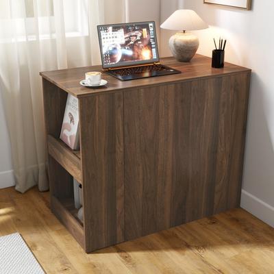 Abrihome 59.05'' Extendable Computer Desk Home Office Storage Table with Drawers