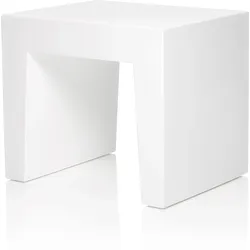 Concrete Seat Hocker weiß