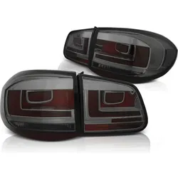 LED Lightbar Rückleuchten passend für VW Tiguan 5N Bj. 07-11 Smoke