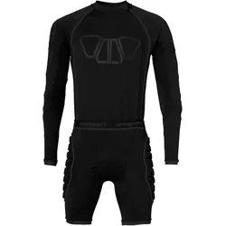 uhlsport Bionikframe Black Edition gepolsterter Bodysuite/Torwartanzug 222 - schwarz M