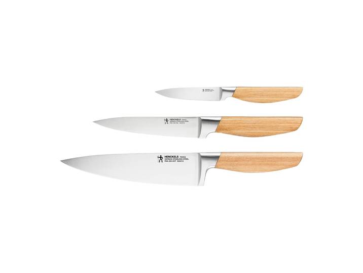 Messer-Set HENCKELS BY ZWILLING Pakka , braun, Spezialklingenstahl, Kochmesser-Sets, Messer-Set, Rostfreier Klingenstahl, Edles Pakkaholz