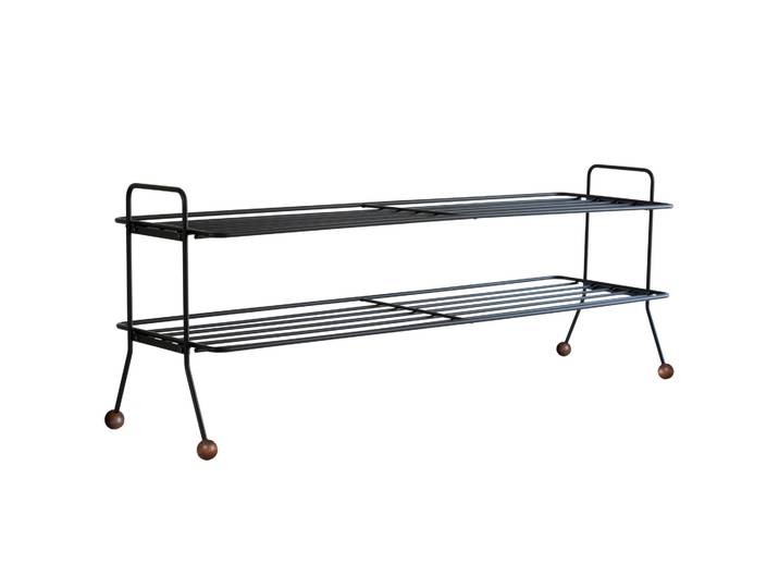 Maze Bill Shoe Shelf L Noir-marron foncé