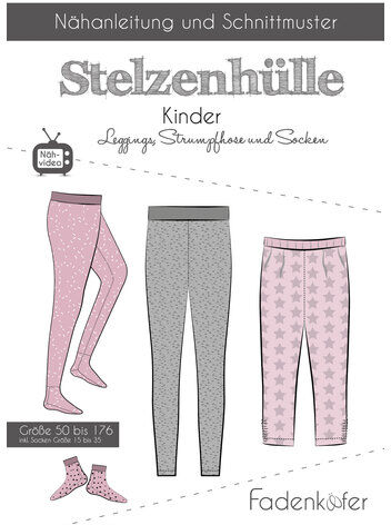 Fadenkäfer Schnitt "Stelzenhülle" für Kinder