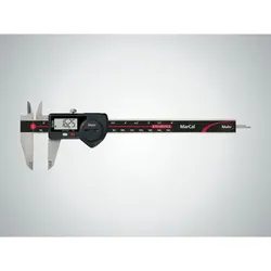 16 ER Digitaler Messschieber 150 mm eckiges Tiefenmaß Reibrad DA