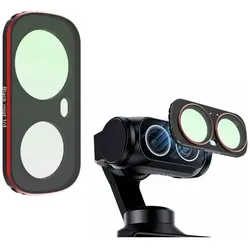 Sunnylife Effektfilter „Black Mist“ 1/4, magnetisch, für / Insta360 Luna Ultra / / Lu-fi232-d, Action Cam Zubehör, Schwarz