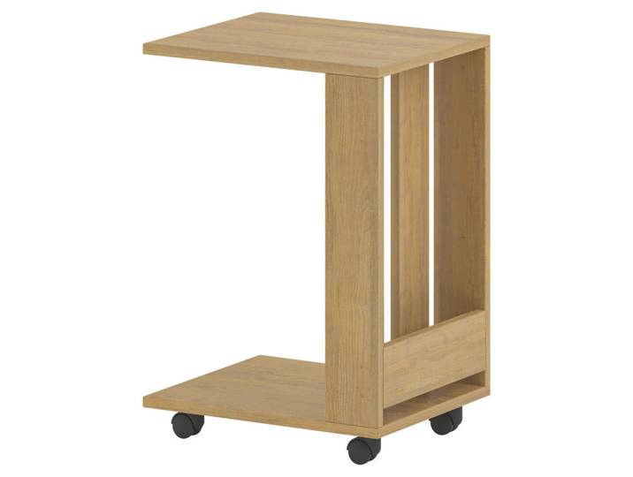 Livetastic Beistelltisch, Eichefarben, Holzwerkstoff, rechteckig, 45x60x37 cm, Wohnzimmer, Wohnzimmertische, Beistelltisch, Beistelltische eckig