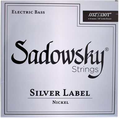 Sadowsky Silver Label Bass 6 .032 TW