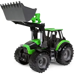 Lena Tractor Agrotron vehicle with bucket. Loose in the box