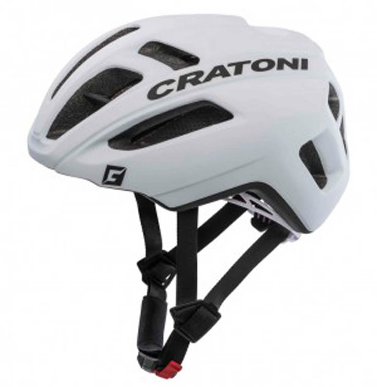 CRATONI C-Pro Fahrradhelm (Performance), Größe: M/L (57-61 cm), weiß matt gummiert
