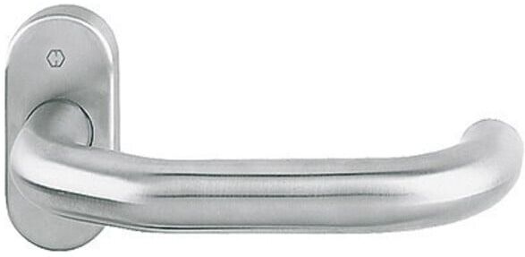 HOPPE Poignée demi-garniture Paris E138GF/55 ov., VK10 acier inox mat (6340996)