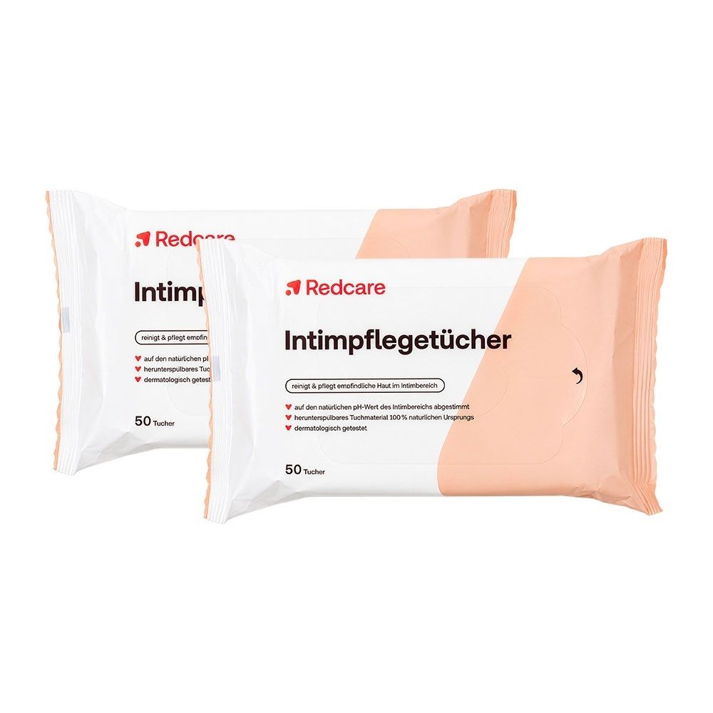 Redcare Classic Intimpflegetücher x2 2x50 St Tücher