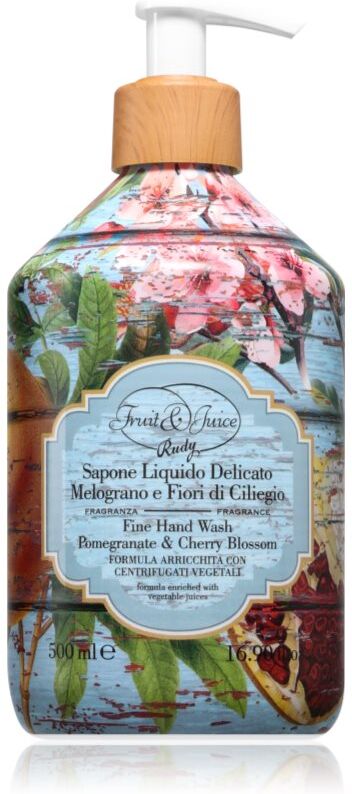 Rudy - Le Maioliche Melograno e Fiori di Ciliegio liquid hand soap 500 ml