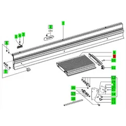 Festool Querprofil für CS 50 ST