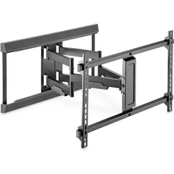 Digitus Wandhalterung 600x400 -60kg 37-80"/full motion/neig/schwenk (Wand, 60 kg, 37" - 80"), TV Wandhalterung, Schwarz