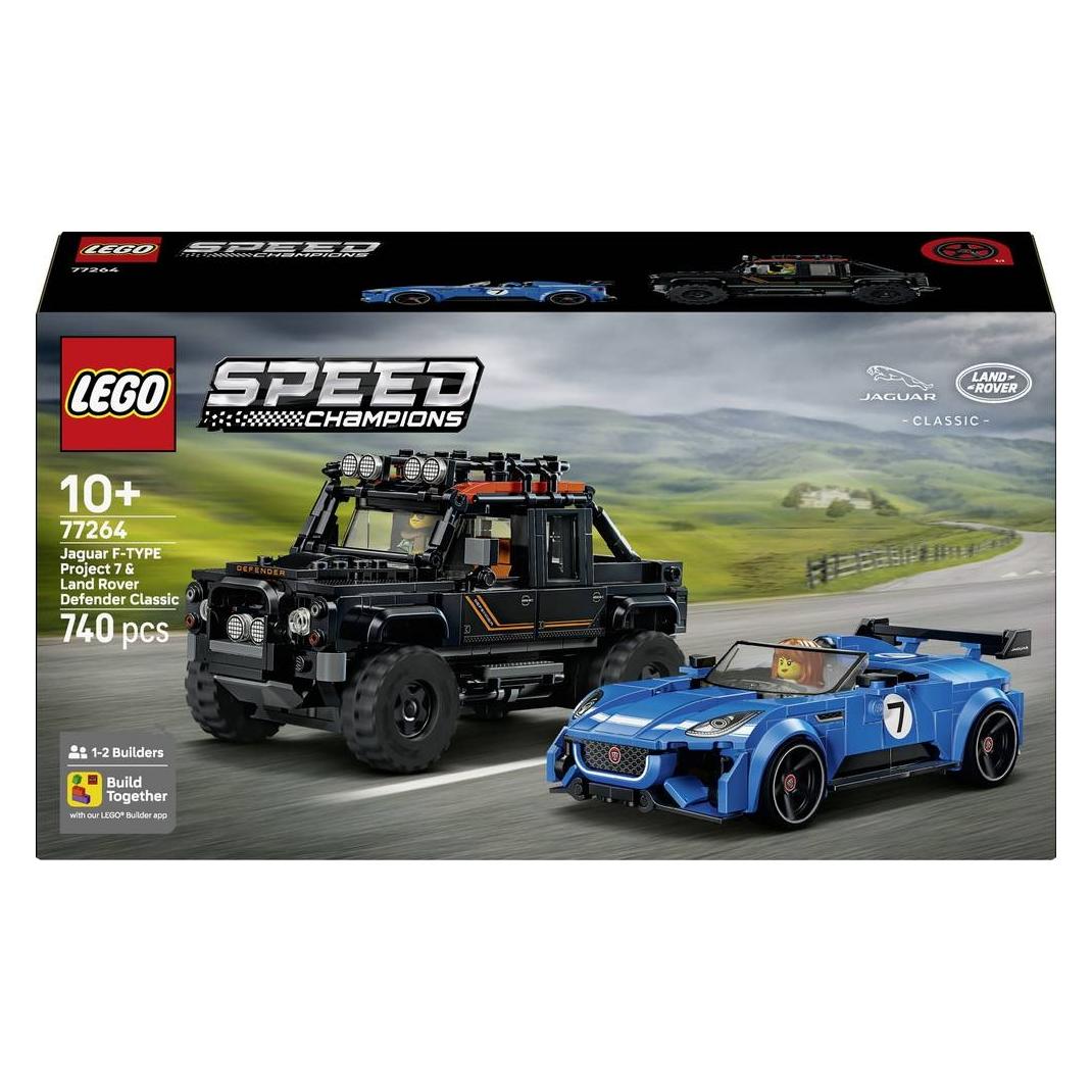 LEGO Jaguar Project 7 & Land Rover Defender (77264, LEGO Speed Champions) (77264)