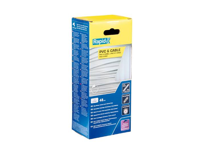 Rapid PVC-Klebesticks 19 × 1.2 cm 48 Stück