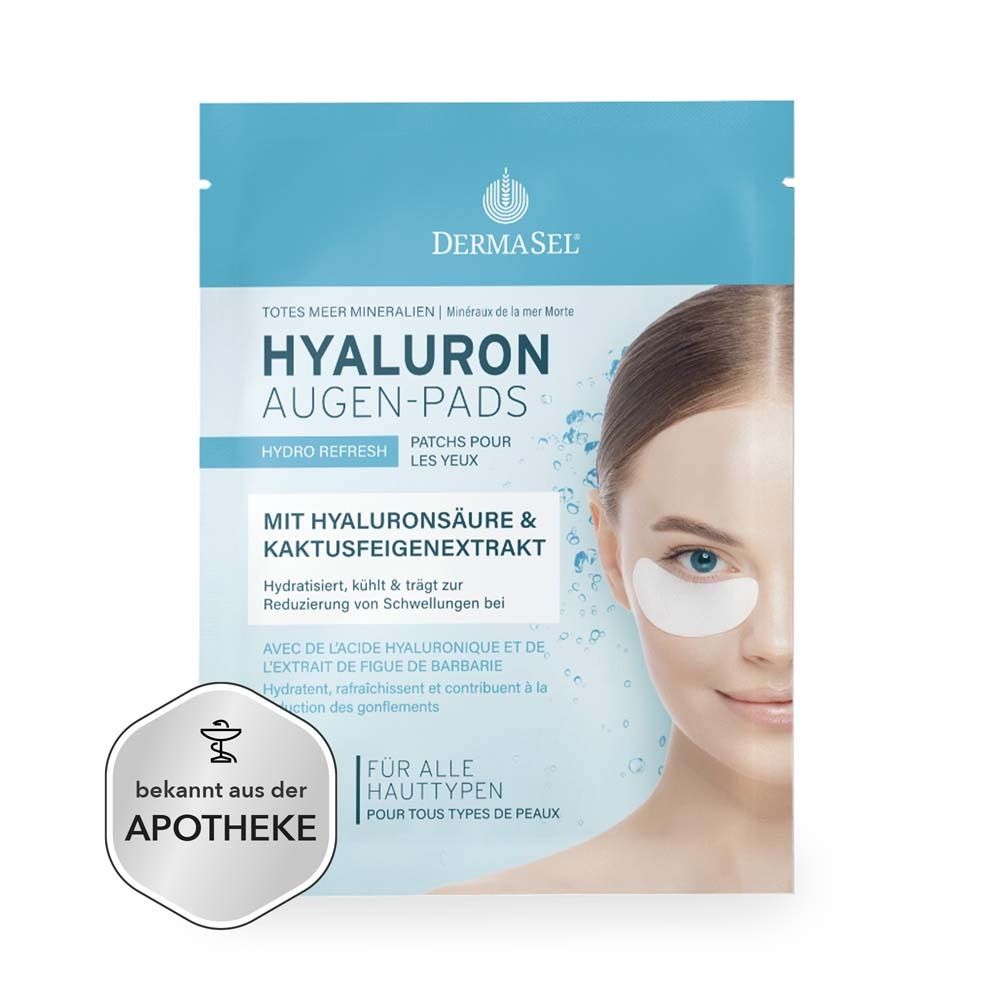 Dermasel Totes Meer Hyaluron Augen-Pads 1 P Pads